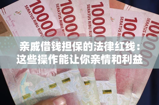 济南亲戚借钱担保的法律红线：这些操作能让你亲情和利益两不误